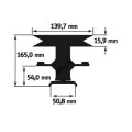 ADAPTER NOŻA BOLENS PARTNER DECK 36'' 38'' 43' 45' wymiary