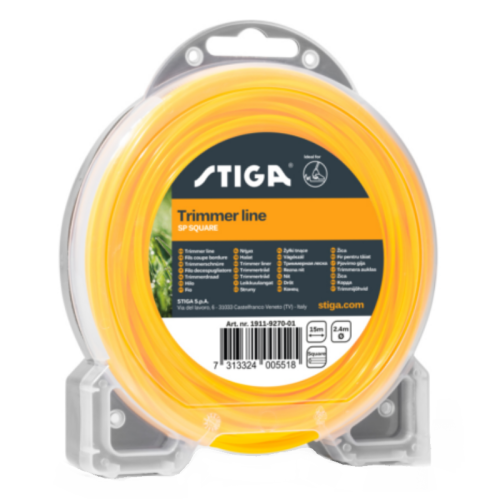 ŻYŁKA STIGA SQUARE KWADRAT 2,4MM 15M BLISTER ORYGI