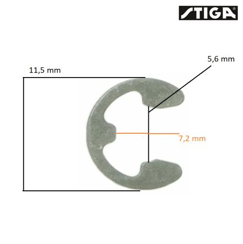 SEGER 5,6mm DO STIGA CLUB 46 COLLECTOR 34 40 43 46