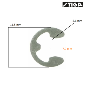 SEGER 5,6mm DO STIGA 42 46 48 51 BIO SILENT 2500W