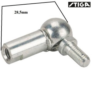 PRZEGUB KULOWY 28,5mm JOHN DEERE F 530 EXCL DECK O