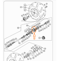 KOŁO ZĘBATE MECH. RÓŻ. AS MOTOR G06650495 E08122 O 4