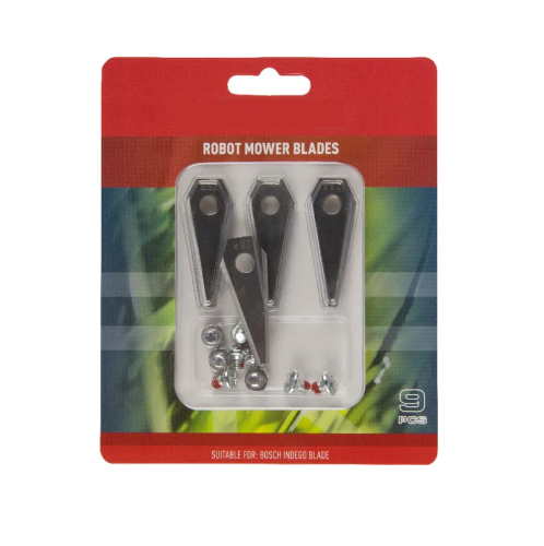 NÓŻ 9 SZTUK DO BOSCH INDEGO ROBOTIC F016800321 HQ