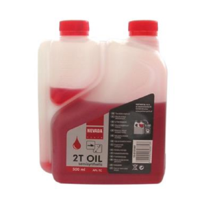 OLEJ NEVADA 0,5 L CZERWONY Z DOZOWNIKIEM DO MIESZANKI SILNIKI DWUSUWOWE