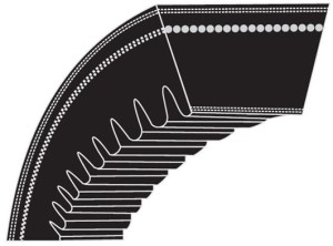 PASEK NAPĘDU NOŻY STIGA 100 COMBI 3 EL QF COMBI 3