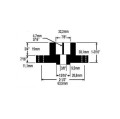 PIASTA 22,2 NOŻA MTD GES 46 X XE GES 53 L 748-0323 wymiary