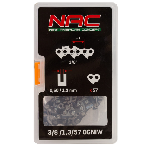 Łańcuch piły NAC 40cm 16" 3/8 1,3mm 57 ogniwa