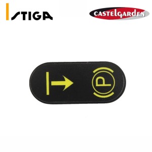 NAKLEJKA HAMULCA POSTOJOWEGO CASTELGARDEN CG 10,5/72 EB 12/102 ORYGINAŁ