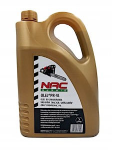 OLEJ DO PROWADNIC ŁAŃCUCHÓW PIŁ SPALINOWYCH 5L ORYGINALNY NAC