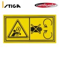 NAKLEJKA OSTRZEGAWCZA CASTELGARDEN TC 12 5/72 H G TC 10 5/72 CG 10,5/72 ORY
