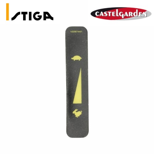 NAKLEJKA DŹWIGNI GAZU CASTELGARDEN R 434 484 - B CA 534 W TR ORYGINAŁ