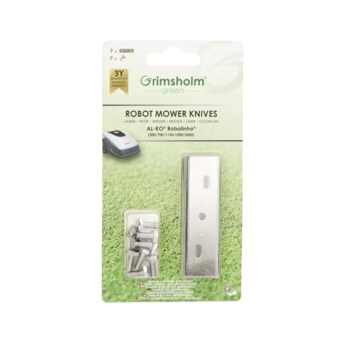 NOŻE 9 SZT AL-KO 1150 SE W 119991 500 E I IW GUDENAA 1000W 127465 GRIMSHOLM