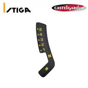 NAKLEJKA WSKAŹNIKA BIEGÓW STIGA ESTATE MASTER COMBI 114357426/0 ORYGINAŁ