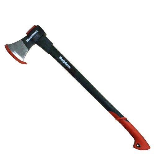 SIEKIERA LEŚNA DO ŁUPANIA DREWNA DŁUGA 80 CM 2450 G SYLIKONOWA RĘKOJEŚĆ