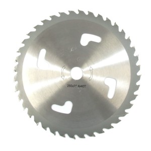TARCZA TNĄCA Z ZĘBAMI Z WĘGLIKÓW SPIEKANYCH WIDIOWA KOSY 25,4MM 255MM 40T L