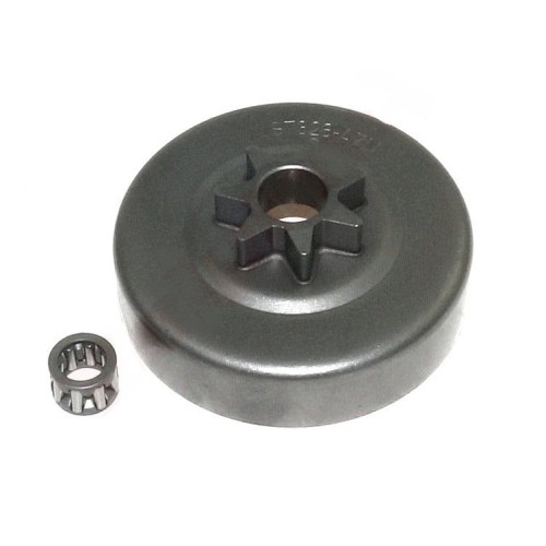 BĘBEN SPRZĘGŁA 3/8' ZĘBATKA STAŁA + ŁOŻYSKO STIHL 064 066 MS 650 660