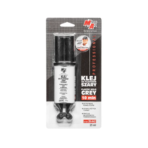 KLEJ SZARY DO PLASTIKÓW TWORZYWA 24H 25ml PROFFESJ