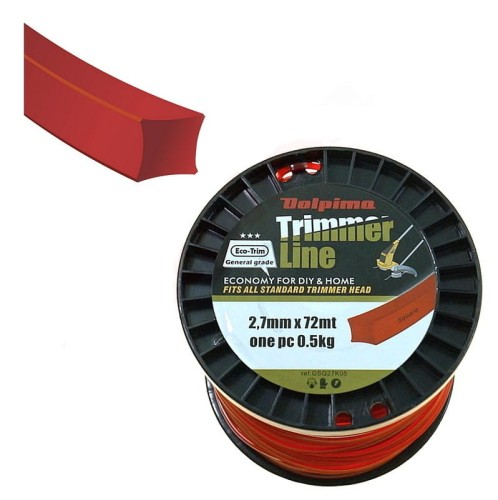 ŻYŁKA 2,7MM 72M ECO-TRIM SQUARE OSTRY RANT