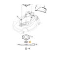 PIASTA UCHWYT NOŻA STIGA EL 340 Li 3900 MOUNTFIELD ME330 ME370 PRINCESS 34L
