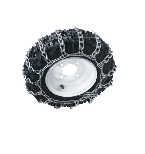 ŁAŃCUCHY ŚNIEGOWE KOMPLET 2 SZT 18x8.50-8 DO KOSIARKI TRAKTORKA PRZECZEPKI