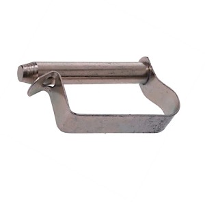 ZAWLECZKA STALOWA OCYNKOWANA ZABEZPIECZAJĄCA ŚRED. 10 MM DŁUG. 80 MM 10x80