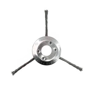 SZCZOTKA DRUCIANA DO CHWASTÓW NA TRAWNIKU KOSTCE DO KOSY SPALINOWEJ DRUT 5m