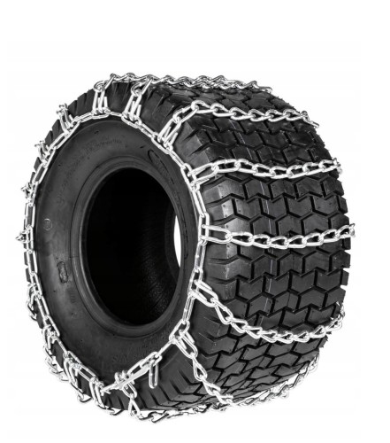 Łańcuchy Śniegowe 18x6.5x8 ZESTAW 2szt do traktorków, quadów, przyczepek..