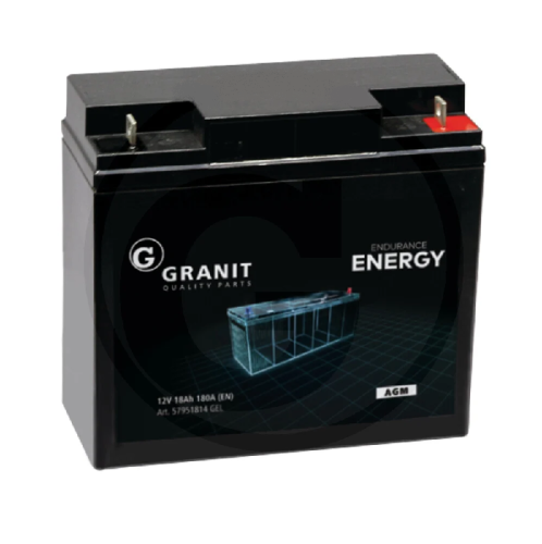 AKUMULATOR AGM ŻELOWY 12V/18Ah AL-KO T 850 900 1000 1500 12-75 13-75 20-102