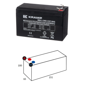 AKUMULATOR SLA 12V 7Ah HUSQVARNA ROYAL 49 CT250 PARTNER 431 471 P4045 P46