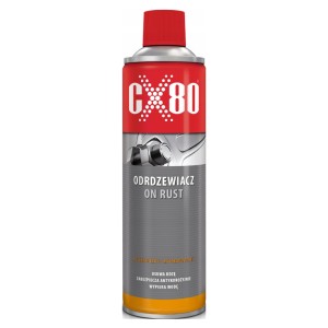 CX-80 ODRDZEWIACZ ON RUST WYSOKOWYDAJNY ZABEZPIECZA ANTYKOROZYJNIE 500 ML