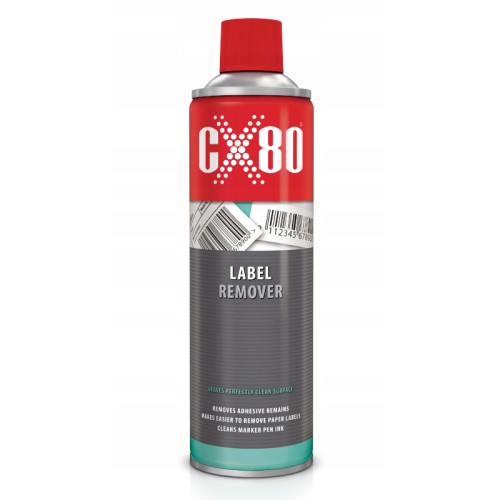 CX-80 PREPARAT DO USUWANIA NAKLEJEK LABEL REMOVER CZYSZCZENIE 500 ML
