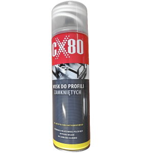 CX-80 WOSK DO PROFILI ZAMKNIĘTYCH ANTYKOROZJA CHRONI I SMARUJE 500 ML