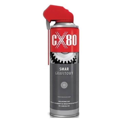 CX-80 SMAR GRAFITOWY PRZECIWZATARCIOWY DUO-SPRAY 500 ML