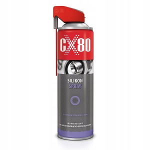 CX-80 SMAR SILIKONOWY BEZBARWNY ANTYPRZYCZEPNY NSF DUO-SPRAY 500 ML