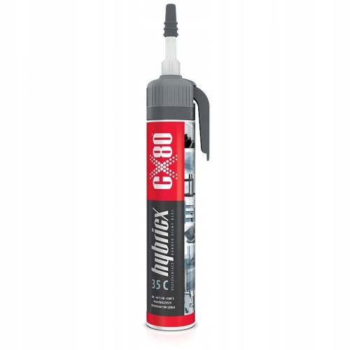 CX-80 SILIKON USZCZELNIAJĄCY WYSOKOTEMPERATUROWY PROFESSIONAL CZARNY 210 G