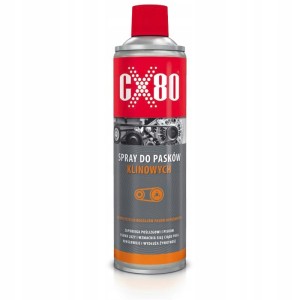 CX-80 SPRAY DO PASKÓW KLINOWYCH I PŁASKICH CHRONI PAS 500 ML