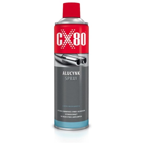CX-80 SZYBKOSCHNĄCY ŚRODEK ZABEPIECZAJĄCY PRZED KOROZJĄ ALUCYNK SPRAY 500ML