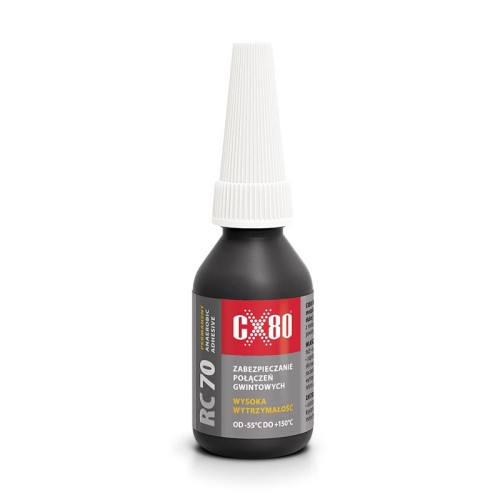 CX-80 KLEJ ANAEROBOWY DO GWINTÓW RC70 ZIELONY 10 ML