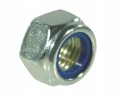 Nakrętka samokontrująca 1/2" 20 UNF DIN 985 ocynkowana 19 × 15,5 mm