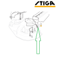Złączka wody Castelgarden TC102 J JP JR JTP 92 63 72 102 122 cm