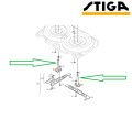 WAŁEK UCHWYT STIGA PARK VILLA READY 92M 107M 4WD 139MM 1134-5052-04 ORYGINAŁ