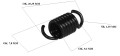 SPRĘŻYNA SPRZĘGŁA STIHL 0000-997-5811 00009975811 08S 028 030 031 032 041 FS20 FS410