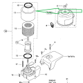 FILTR POWIETRZA WSTĘPNY DO MAKITA DPC 7000 7001 9500 9501 TANAKA EHC-140