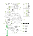 NÓŻ KOSZĄCY HUSQVARNA RIDER 175 AWD RIDER PRO 18 AWD 389 MM 5441030-01