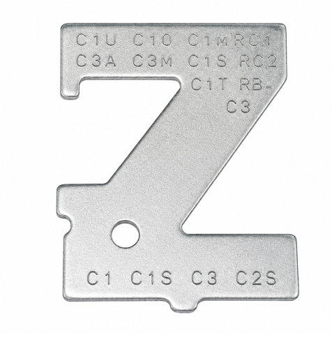Szablon dźwigienki zaworu iglicowego ZAMA C1S C1T C3 RC1 RB C1 C1S C2 C2S