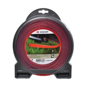 ŻYŁKA SPIRALNA 2,4MM 15M CICHA CZERWONA KRAMP