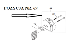 TŁUMIK MAKITA 036174211 036 174 211 036-174-211 036174010 036 174 010 036-174-010