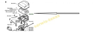 USZCZELKA FILTRA POWIETRZA HUSQVARNA 268 272