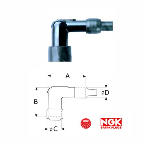 NASADKA FAJKA ŚWIECY NGK LB05F 90ST 5 kOhm ORYGINA