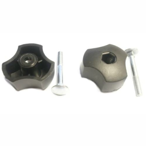 NAKRĘTKA + ŚRUBA UCHWYTU KOSIARKI JAKMET